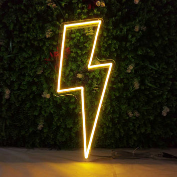 Lightning Bolt Neon Sign