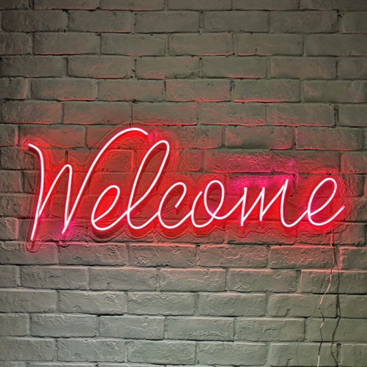 Welcome Neon Sign