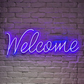 Welcome Neon Sign