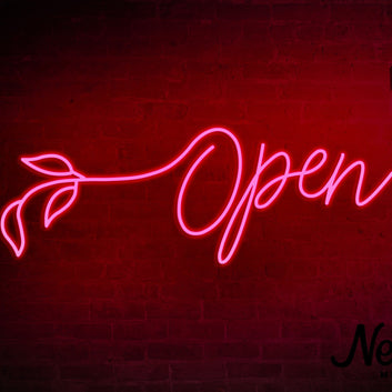 Flower Open Led Neon Sign