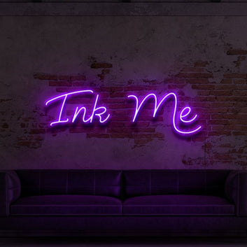 Ink Me For Tattoo Studio Neon Sign