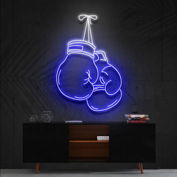 Boxing Gloves Neon Sign