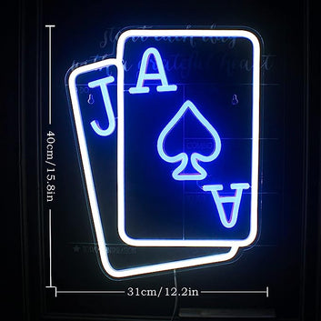Poker Neon Sign