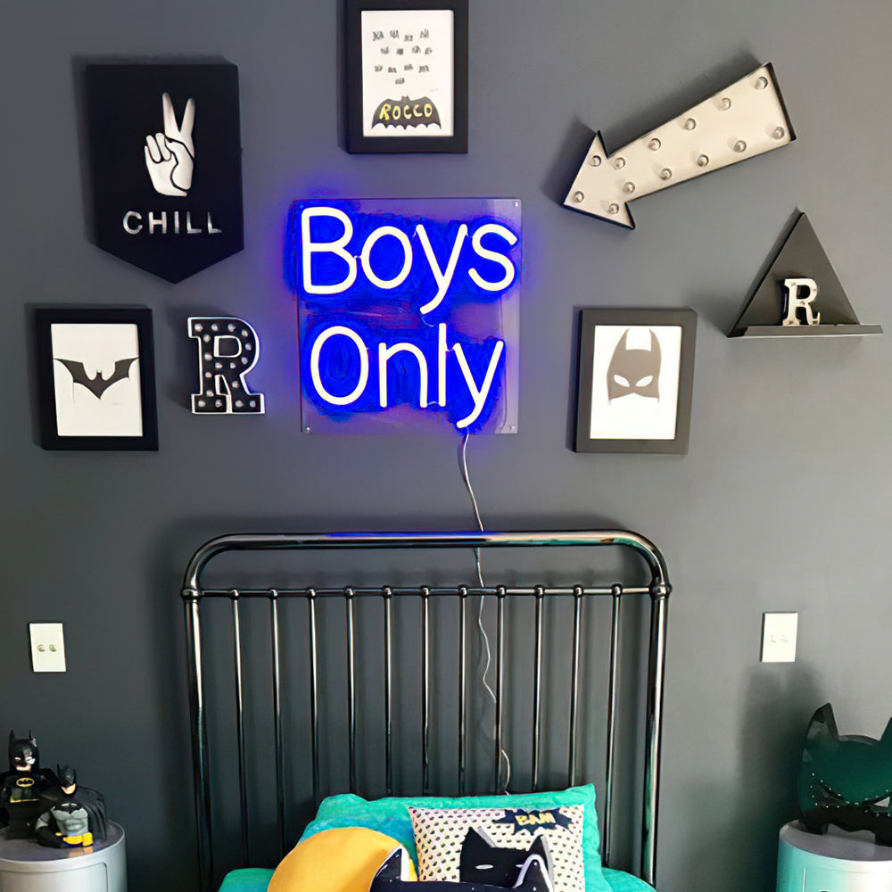 Boys Only  LED Neon Sign Yneon