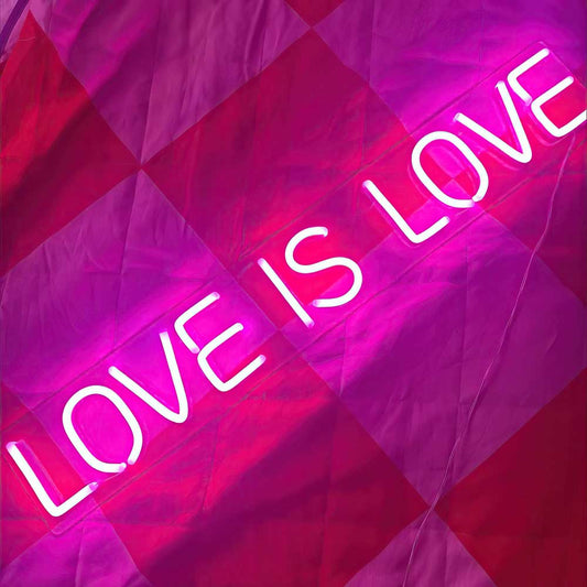 Love is Love Light Up Neon Sign