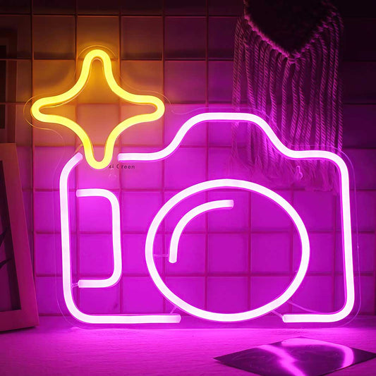 Camera Neon Sign