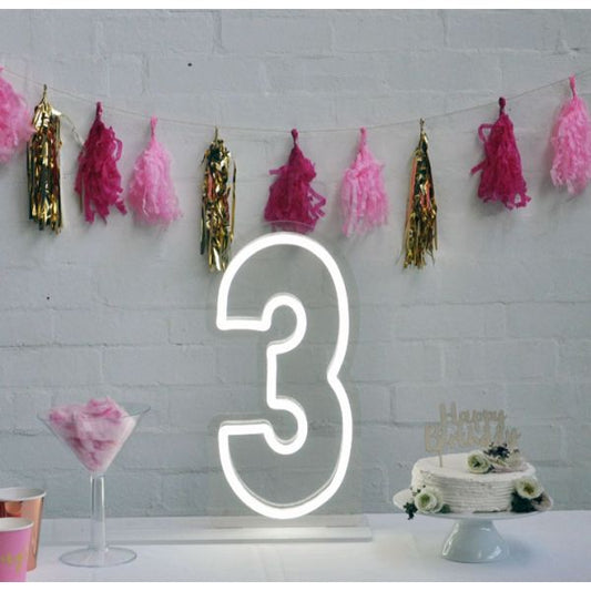 3th Birthday Neon Sign YNeon