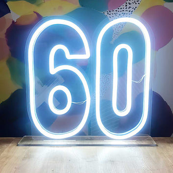 60th Birthday Neon Sign