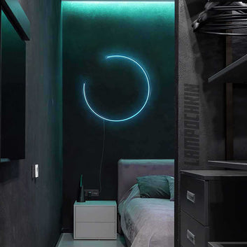 Circle Interesting LED Neon Sign