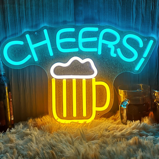 Cheers Beer Neon Sign