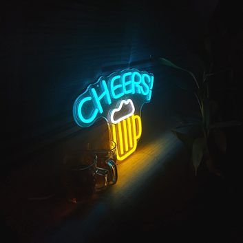 Cheers Beer Neon Sign