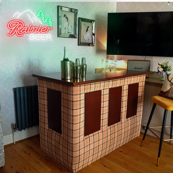 Rainier Beer bar neon sign