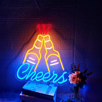 Cheers Bar Beer Neon Light Sign