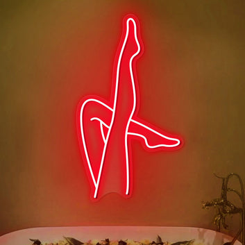 Leg LED Neon Sign