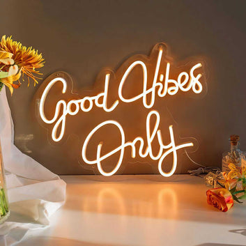 Good Vibes Only Neon Sign