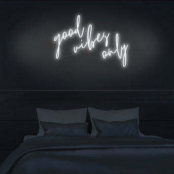 Good Vibes Only LED Neon Sign