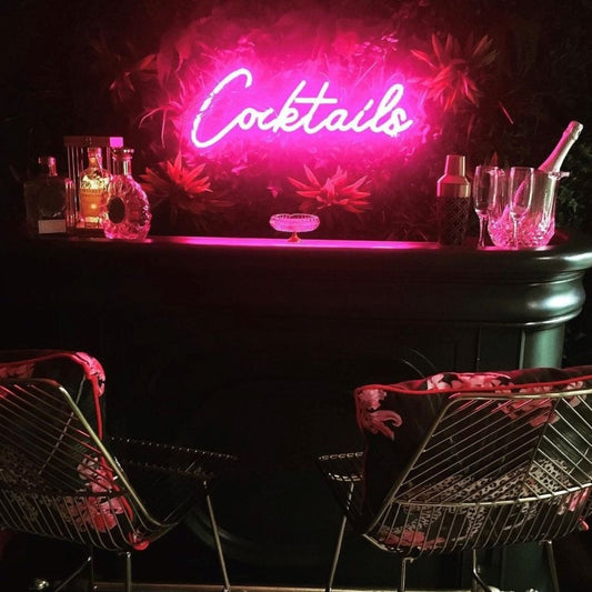 Neon Cocktails Sign