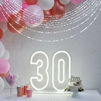 30th Birthday Neon Sign