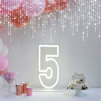5th Birthday Neon Sign