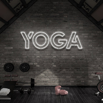 Yoga Neon sign Forgyms&Fitness Studios