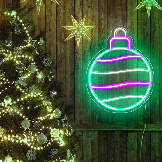 Christmas Ball Neon Sign