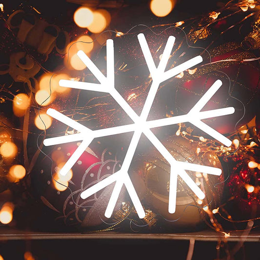 Christmas snowflake Neon Signs