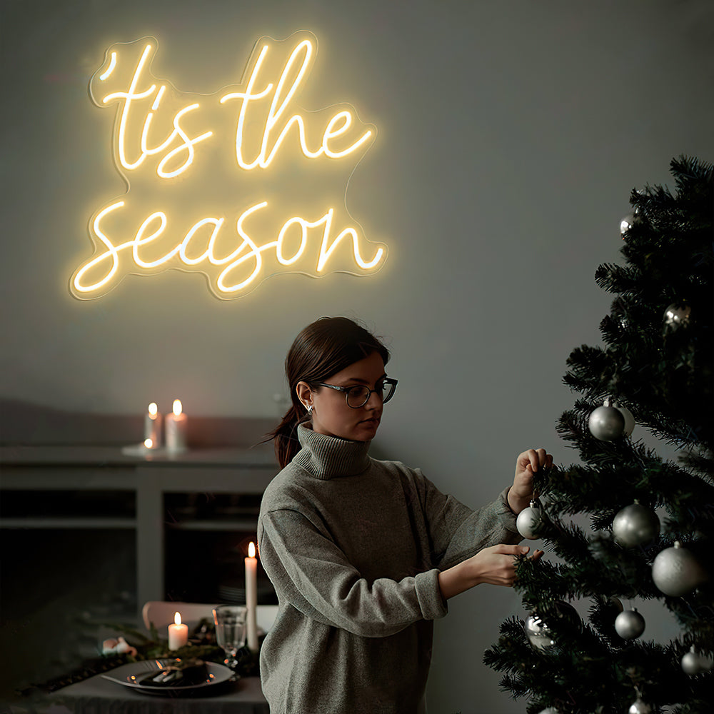Christmas Tis The Season Neon Sign Yneon