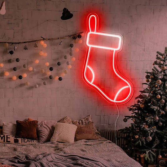 Christmas Socks Lighted Sign