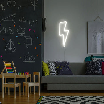 Lightning Bolt LED Neon Sign