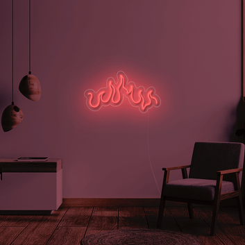 Flame LED Neon Sign