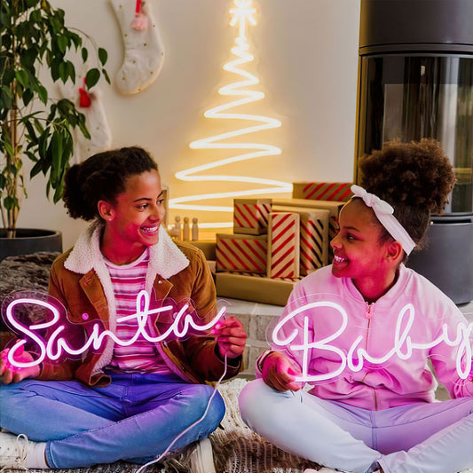 Santa Baby Neon Sign