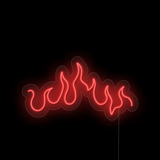 Flame LED Neon Sign