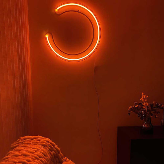 Circle Interesting LED Neon Sign