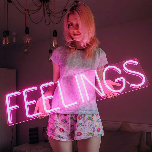 Feelings Neon Sign