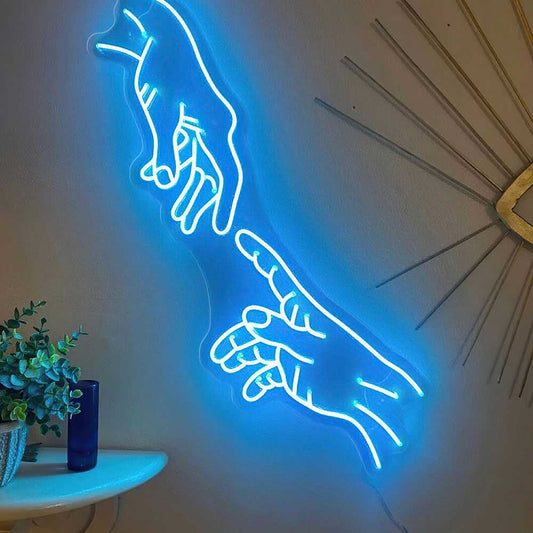 Divine Hands Neon Sign