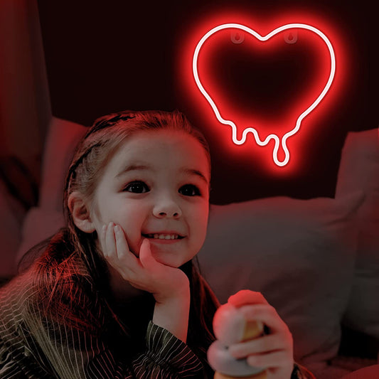 Melting Heart Neon Sign