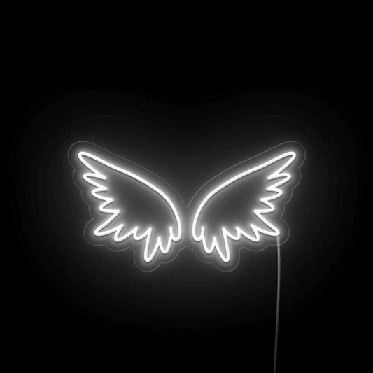 Angel Wings Light Up Sign