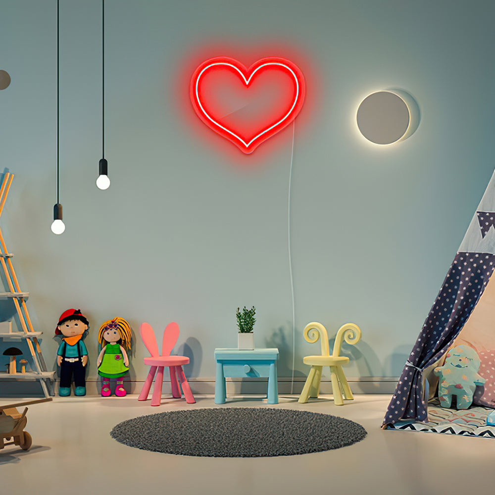 Love Heart LED Neon Sign Yneon