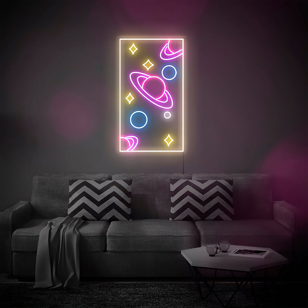 Space LED Neon Sign Yneon