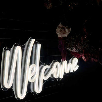 Welcome Neon Sign For Party