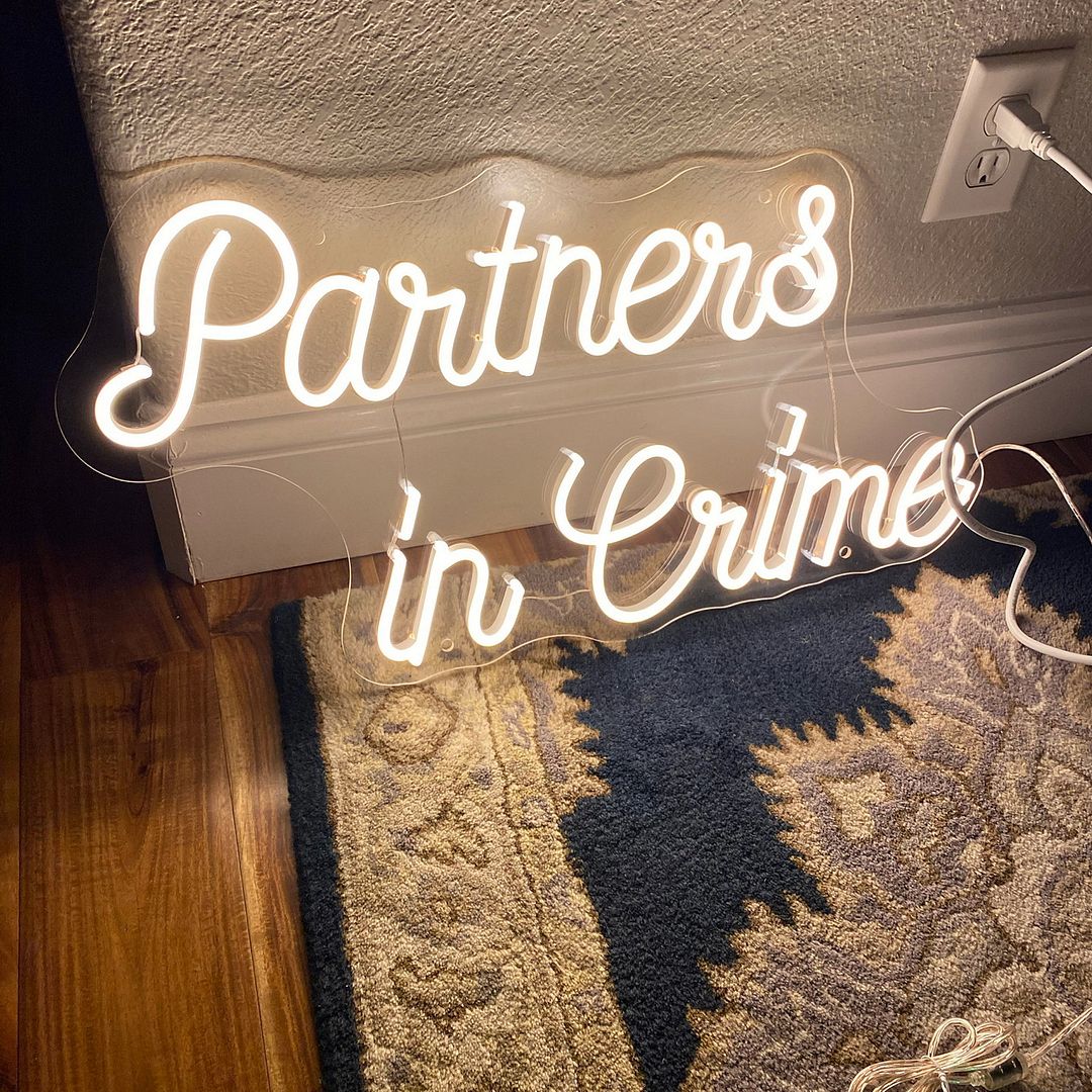 Partners in Crime Neon Sign YNeon