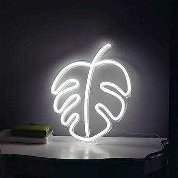 Monstera Leaf Neon Sign