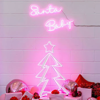 Santa Baby Neon Sign