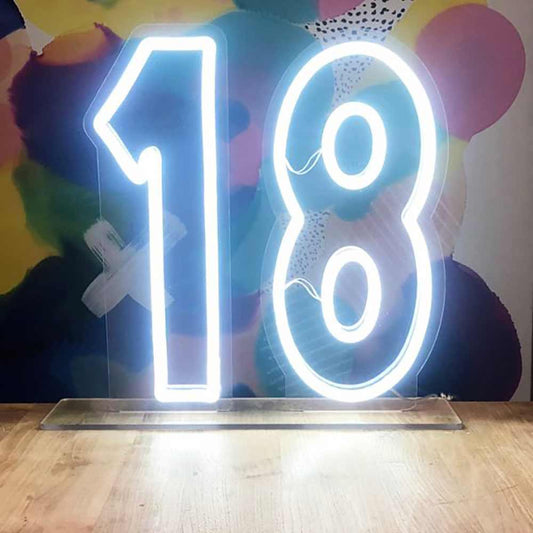 18th Happy Birthday Neon Sign