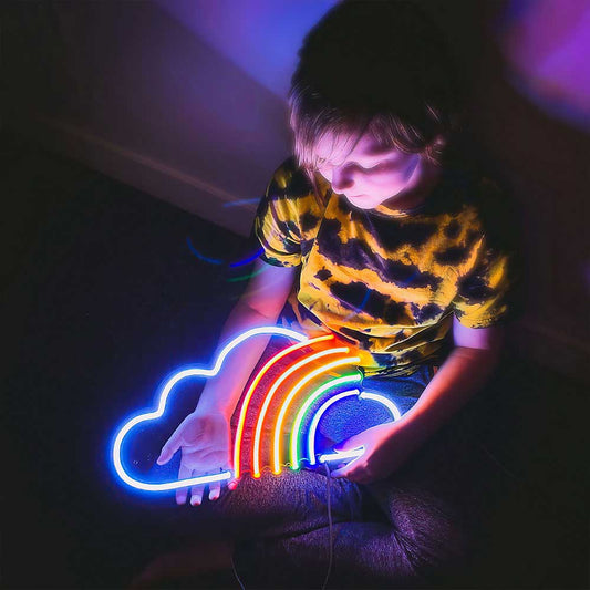 Rainbow Cloud Neon Sign