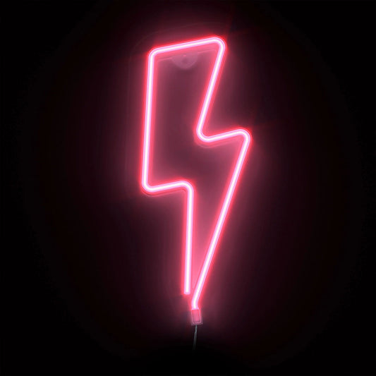 Lightning Bolt LED Neon Sign