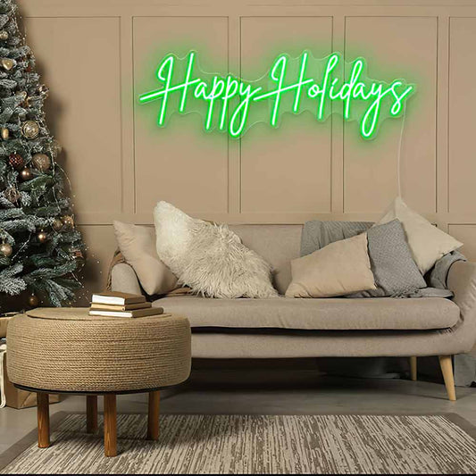 Happy Holidays Light Up Sign