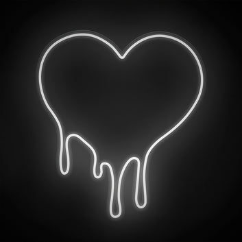 Melting Heart Neon Sign