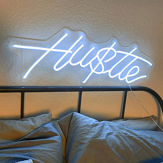 Hustle Neon Sign