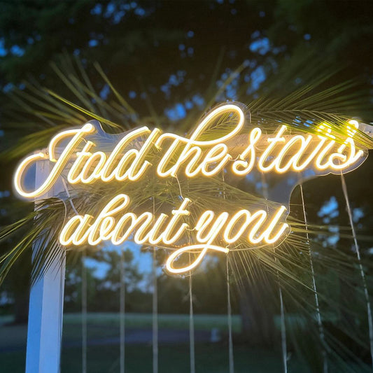 I Told The Stars About You Neon Sign